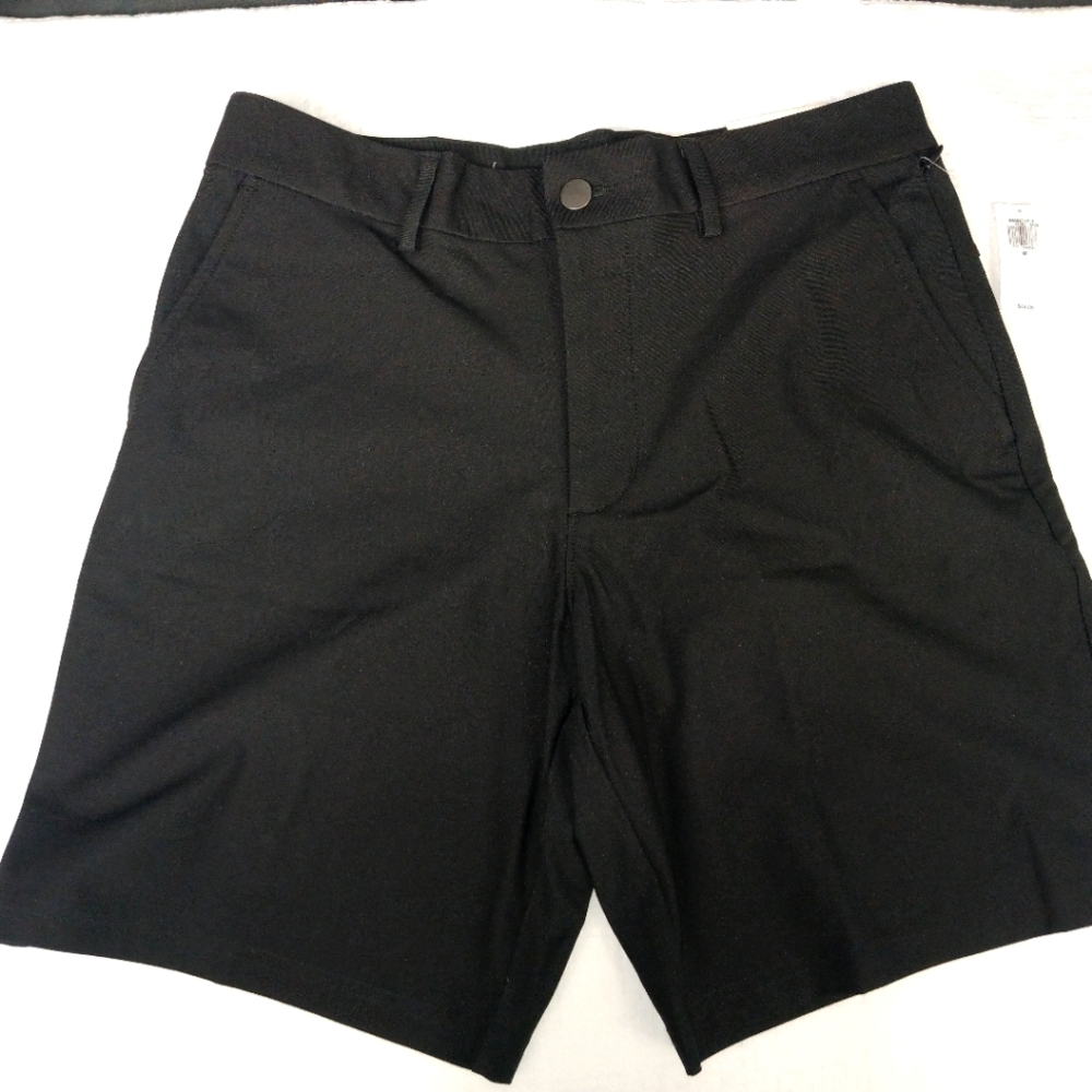 New Old Navy Black Flat Front Shorts